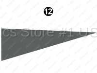 Back Short Gray Spike