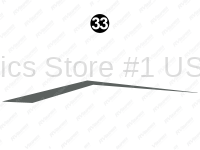 Rear Gray Bent Spike