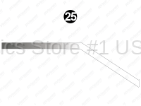Front White Fade Arm RH