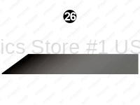 Front Lwr Fade Stripe LH