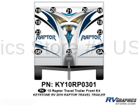 2010 Keystone Raptor  TT-Travel Trailer Front Graphics Kit