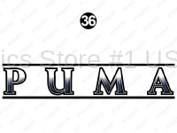 Front Black Bars Puma Logo