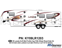 17 Piece 2009 Laredo SLR FW Mid Profile Cap Roadside Graphics Kit