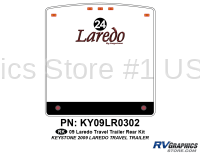 1 Piece 2009 Laredo TT Rear Graphics Kit