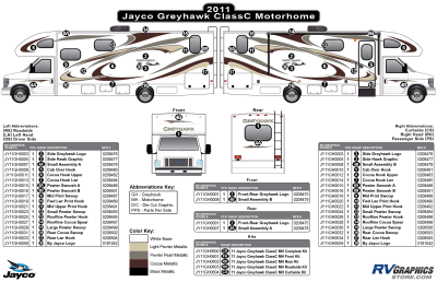 Jayco - Greyhawk - 2011 Greyhawk Class C Motorhome