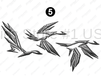 Side Geese Set Curb-Passenger Side