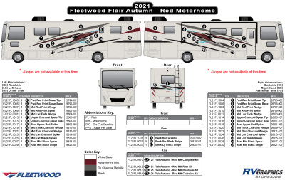 Fleetwood RV - Flair - 2021 Flair Motorhome Red Version