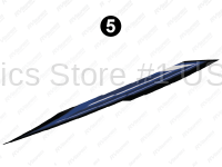 Mid Blue Print Spear