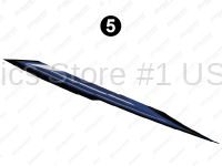 Mid Blue Print Spear