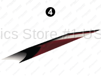 Mid Red Print Wedge