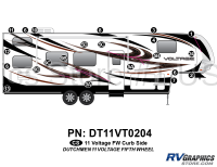 22 Piece 2011 Voltage FW Curbside Graphics Kit