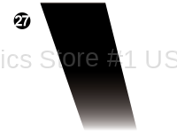 Rear Logo Top Accent LH