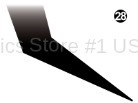 Rear Logo Bottom Accent LH