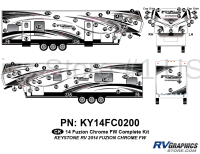 81 Piece 2014 Fuzion Chrome FW Complete Graphics Kit