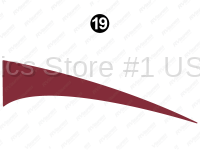 Rear Mid Red Spear