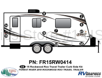 12 Piece 2015 Rockwood Roo Travel Trailer Curbside Graphics Kit