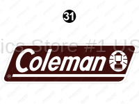 Side-Rear Coleman Logo