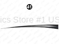Rear Upper Print Spear Roadside-Driver Side