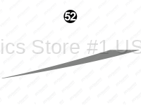 Rear Roofline Gray Spike Roadside-Driver Side