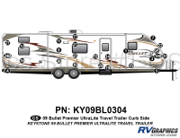 25 Piece 2009 Bullet TT Curbside Graphics Kit