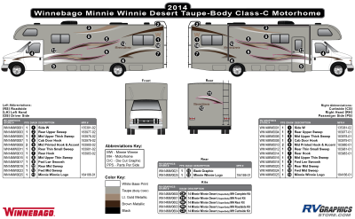Winnebago - Minnie Winnie - 2014 Minnie Winnie Desert Taupe ClassC Motorhome