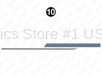 Rear Lwr Gray-Blue Stripe