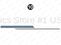 Rear Lwr Gray-Blue Stripe