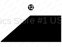 Rear Upper Black Wedge