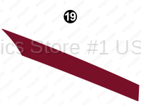 Long Red Sweep Fwd