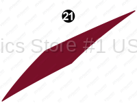 Long Red Sweep Mid-Roadside-Driver Side