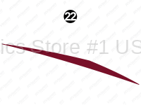 Long Red Sweep Upper