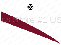 Long Red Sweep Fwd Tip