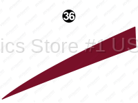 Long Red Sweep Fwd Tip-Roadside-Driver Side