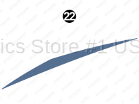 Long Blue Sweep Upper-Roadside-Driver Side