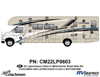 20 Piece 2022 Leprechaun Motorhome Roadside Graphics Kit