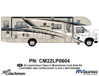 20 Piece 2022 Leprechaun Motorhome Curbside Graphics Kit