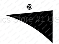Rear Upper Black Triangle