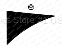 Rear Upper Black Triangle
