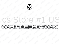 Side White Hawk Logo