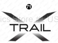 Front-Rear X-Trail Logo