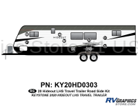 9 Piece 2020 Hideout LHS Travel Trailer Roadside Graphics Kit