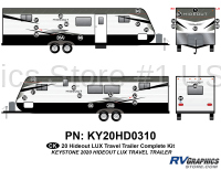 31 Piece 2020 Hideout LUX Travel Trailer Complete Graphics Kit