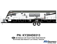 11 Piece 2020 Hideout LUX Travel Trailer Roadside Graphics Kit