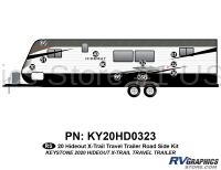 11 Piece 2020 Hideout X-Trail Travel Trailer Roadside Graphics Kit