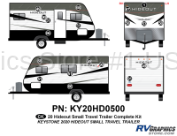 25 Piece 2020 Hideout Small Travel Trailer Complete Graphics Kit
