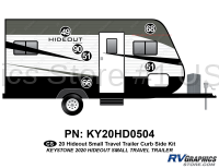 9 Piece 2020 Hideout Small Travel Trailer Curbside Graphics Kit