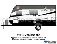 9 Piece 2020 Hideout Small Travel Trailer Roadside Graphics Kit
